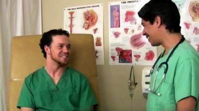 Medical gay porn male doctor jerking patient I instructed - drtuber.com